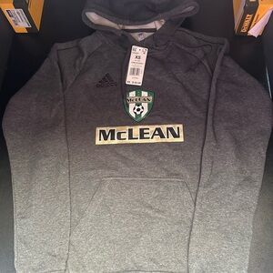 Adidas Gray Sweatshirt with Ombré Effect